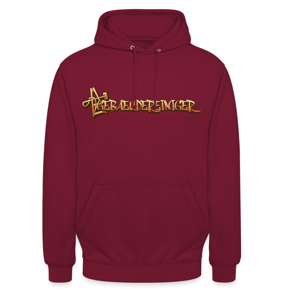 Unisex Hoodie "Gebäudereiniger" Bordeaux Unisex Hoodie {{ color }}