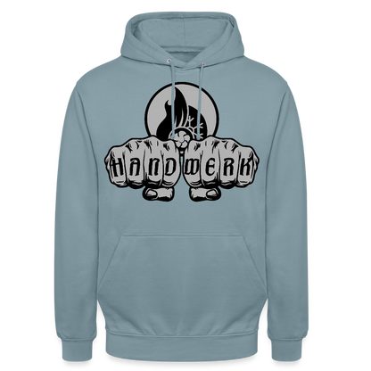Unisex Hoodie "Klimatechniker" Nebelblau Unisex Hoodie {{ color }}