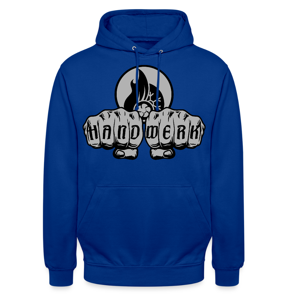 Unisex Hoodie "Klimatechniker" Royalblau Unisex Hoodie {{ color }}