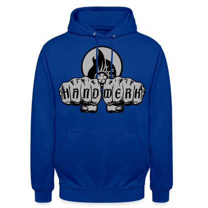 Unisex Hoodie "Klimatechniker" Royalblau Unisex Hoodie {{ color }}