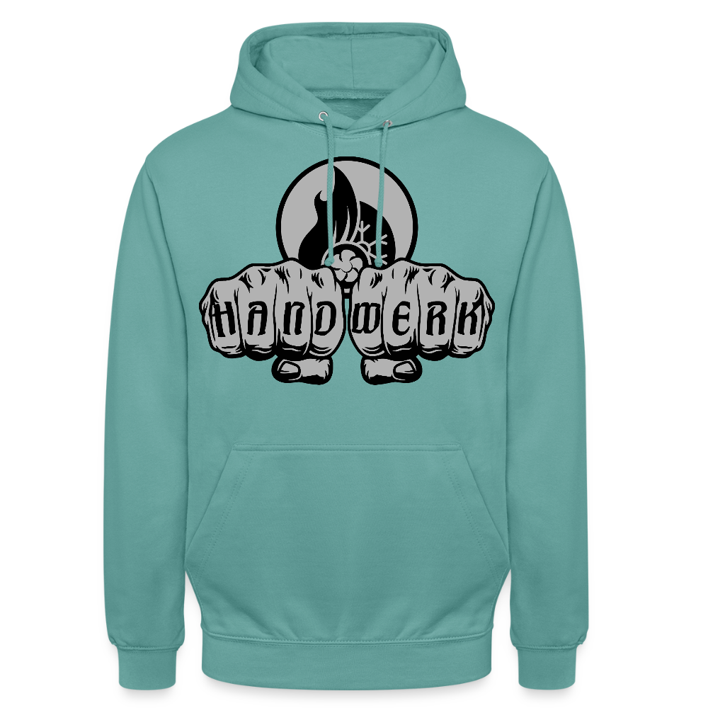 Unisex Hoodie "Klimatechniker" Pastelltürkis Unisex Hoodie {{ color }}
