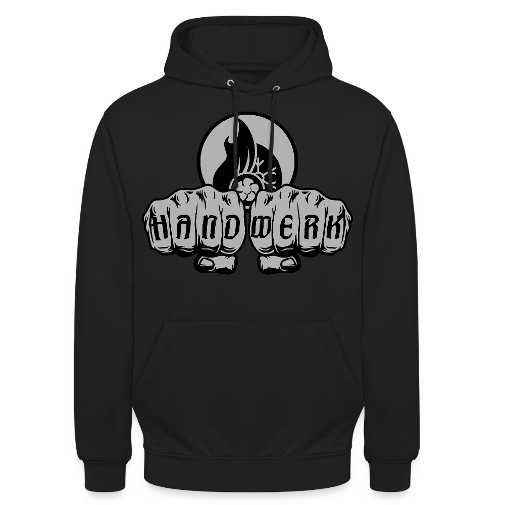 Unisex Hoodie "Klimatechniker" Schwarz Unisex Hoodie {{ color }}