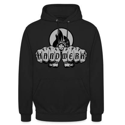 Unisex Hoodie "Klimatechniker" Schwarz Unisex Hoodie {{ color }}