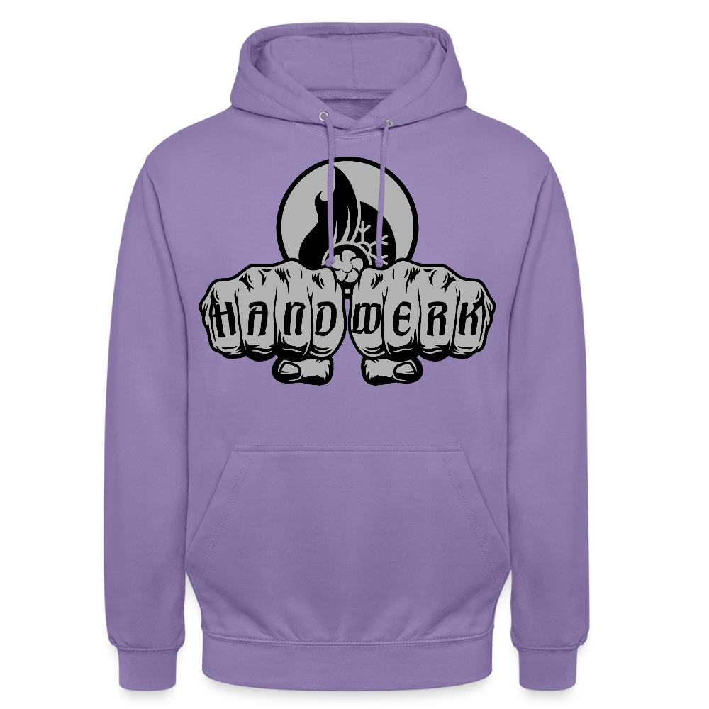 Unisex Hoodie "Klimatechniker" Lavendel Unisex Hoodie {{ color }}