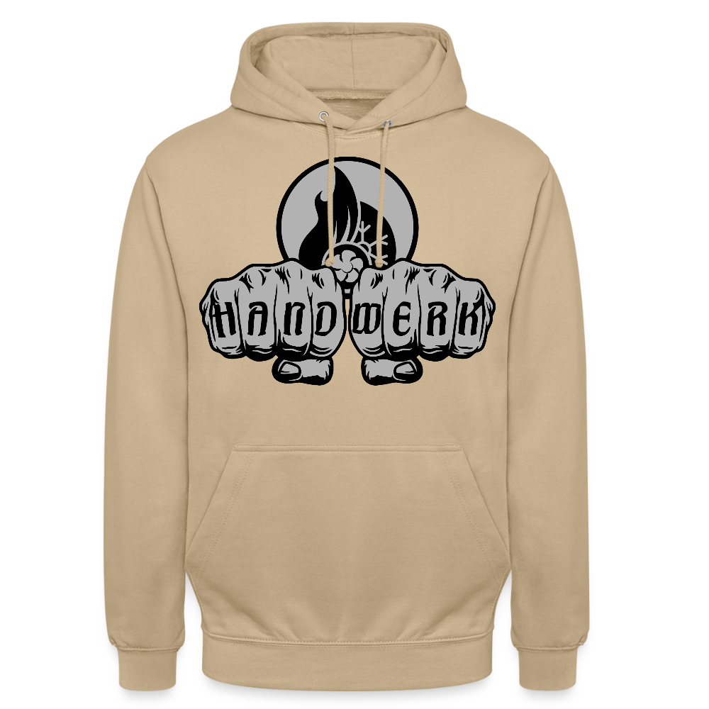 Unisex Hoodie "Klimatechniker" Beige Unisex Hoodie {{ color }}