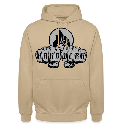 Unisex Hoodie "Klimatechniker" Beige Unisex Hoodie {{ color }}