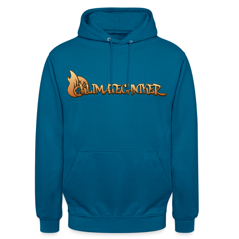 Unisex Hoodie"Klimatechniker" Tiefseeblau Unisex Hoodie {{ color }}