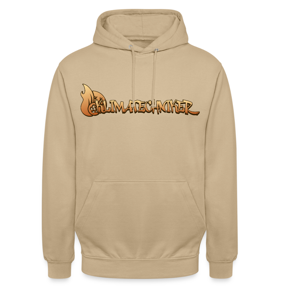 Unisex Hoodie"Klimatechniker" Beige Unisex Hoodie {{ color }}