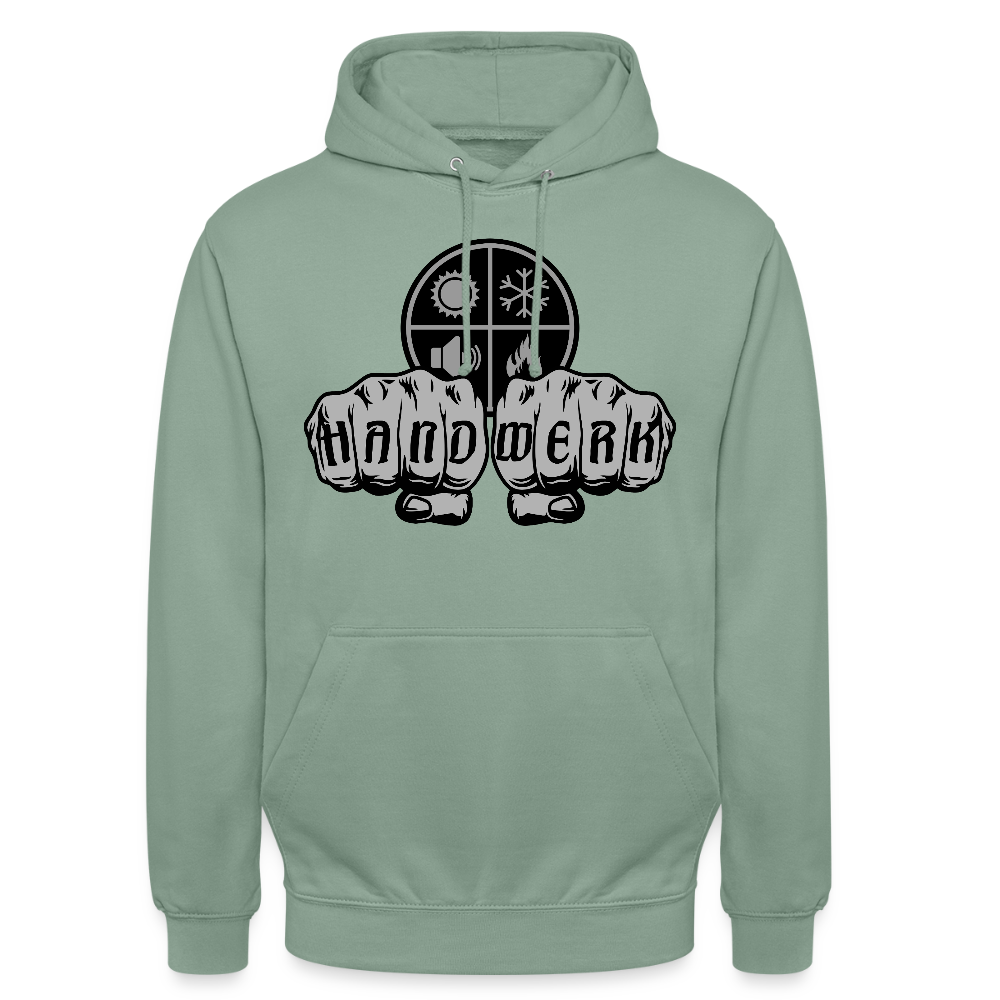 Unisex Hoodie"Isolierer" Graugrün Unisex Hoodie {{ color }}