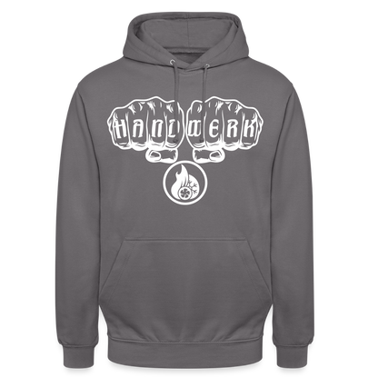 Unisex Hoodie"Klimatechniker" Mittelgrau Unisex Hoodie {{ color }}