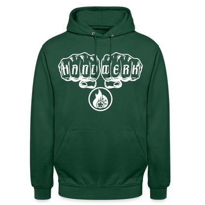 Unisex Hoodie"Klimatechniker" Flaschengrün Unisex Hoodie {{ color }}