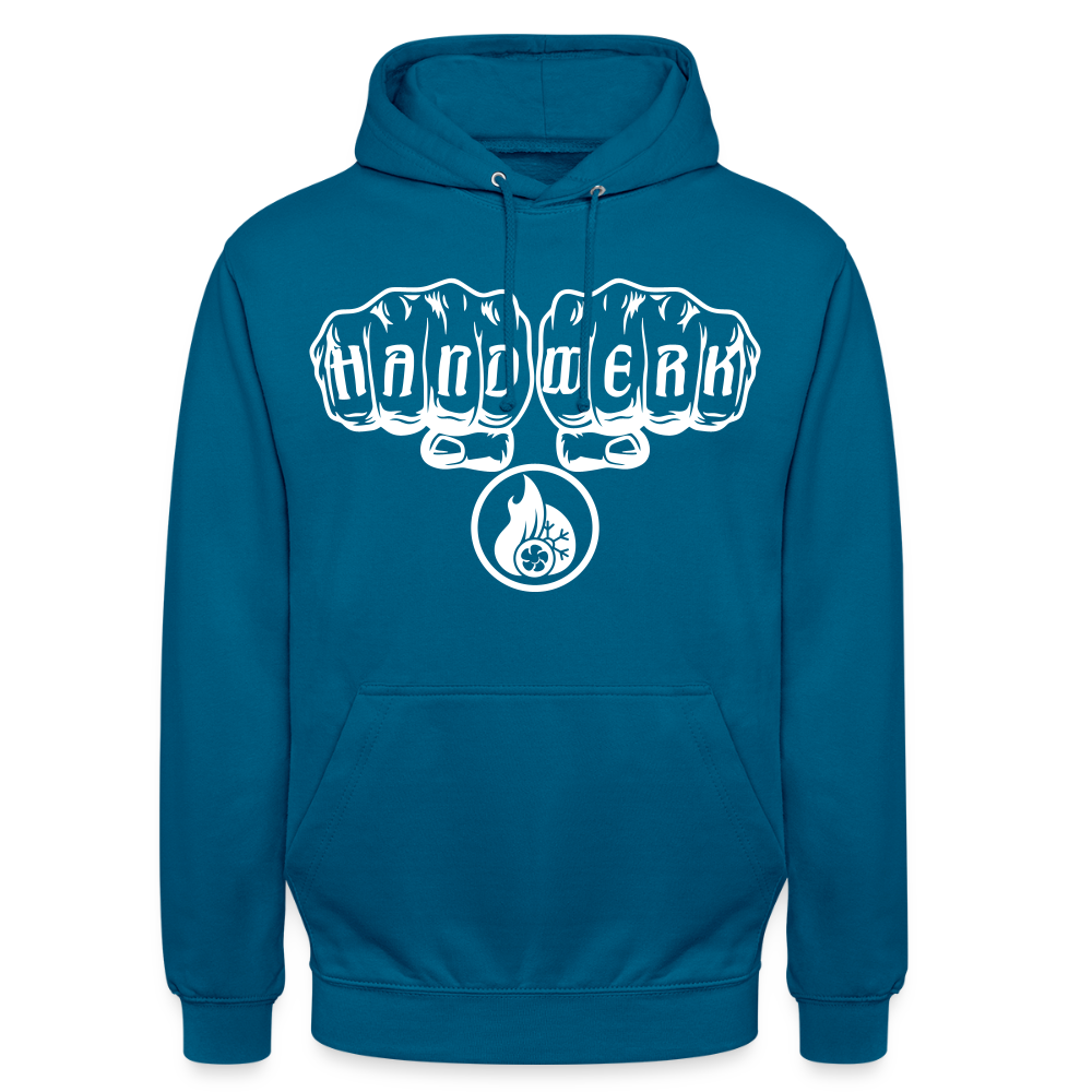Unisex Hoodie"Klimatechniker" Tiefseeblau Unisex Hoodie {{ color }}