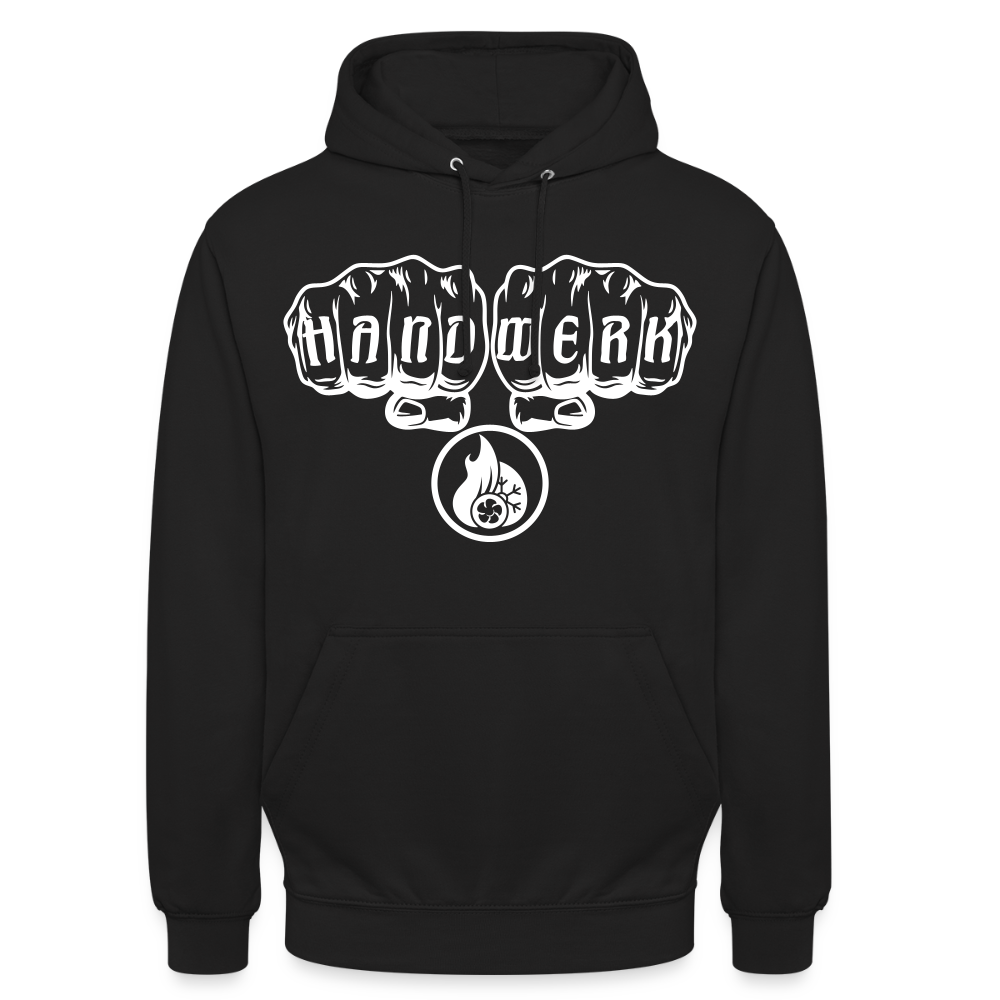 Unisex Hoodie"Klimatechniker" Schwarz Unisex Hoodie {{ color }}