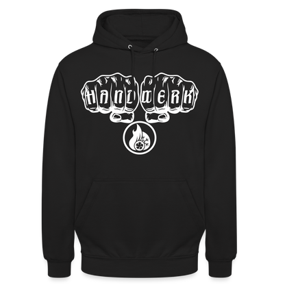 Unisex Hoodie"Klimatechniker" Schwarz Unisex Hoodie {{ color }}