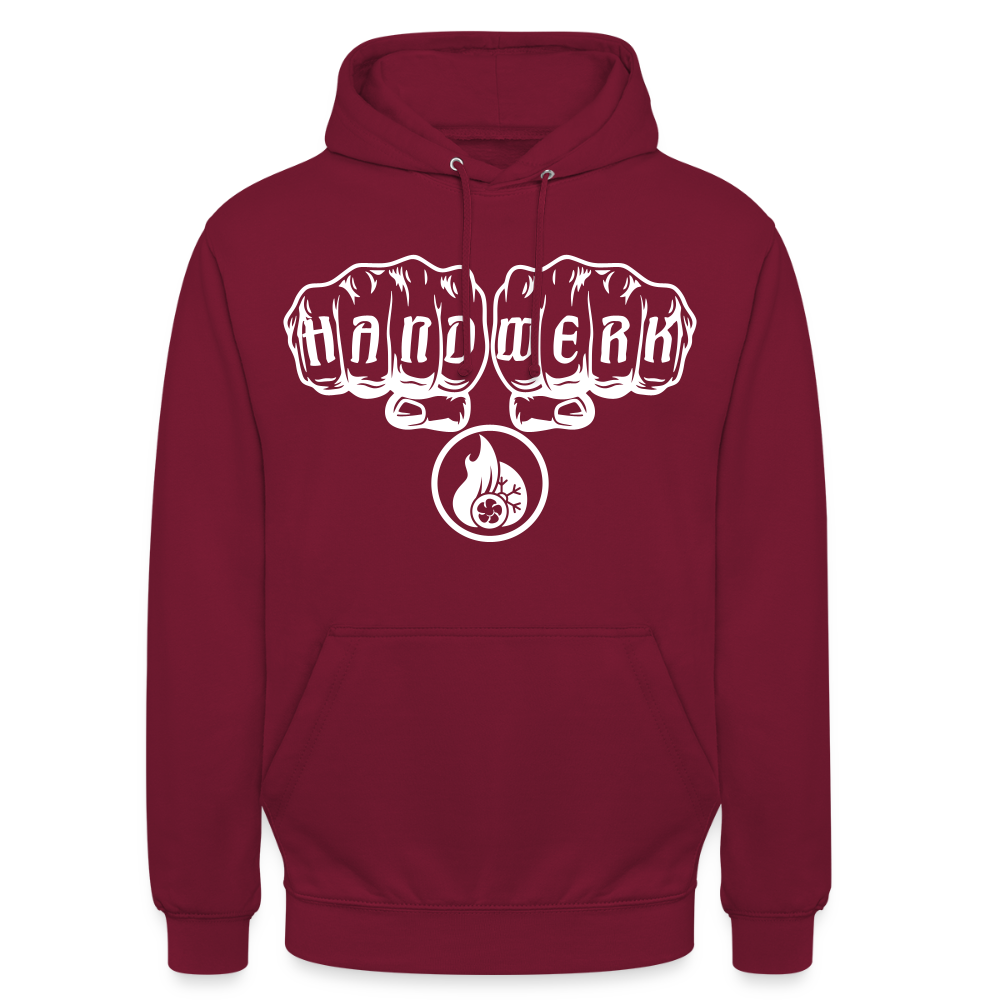 Unisex Hoodie"Klimatechniker" Bordeaux Unisex Hoodie {{ color }}