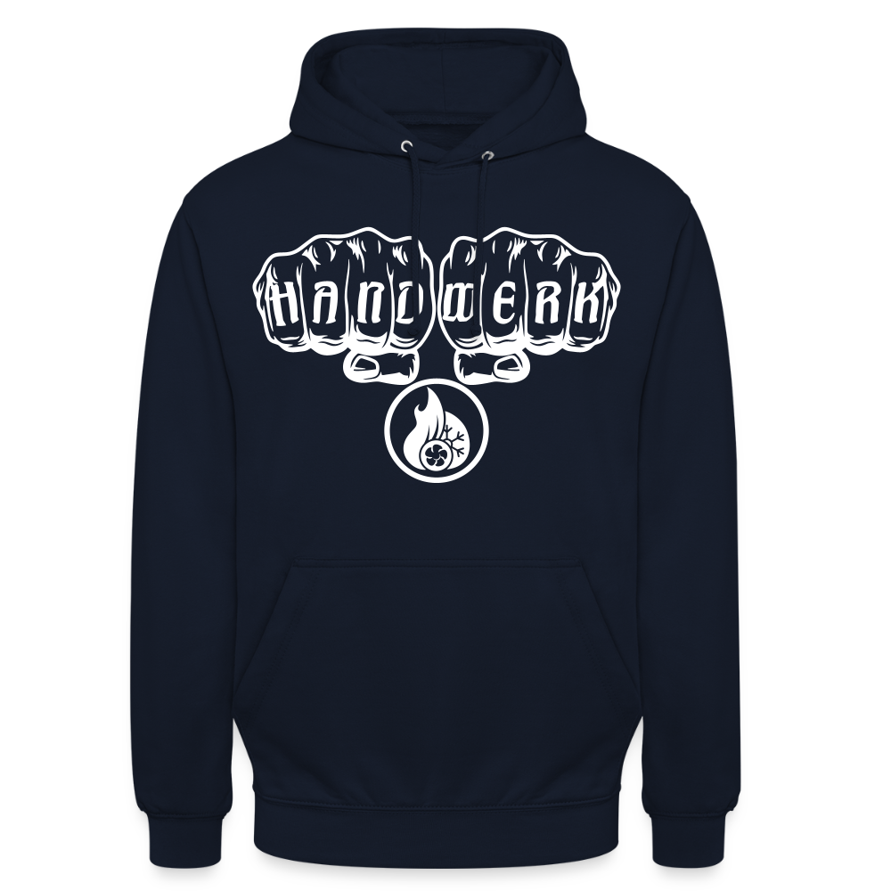 Unisex Hoodie"Klimatechniker" Navy Unisex Hoodie {{ color }}
