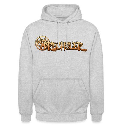 Unisex Hoodie "Drechsler" Hellgrau meliert Unisex Hoodie {{ color }}