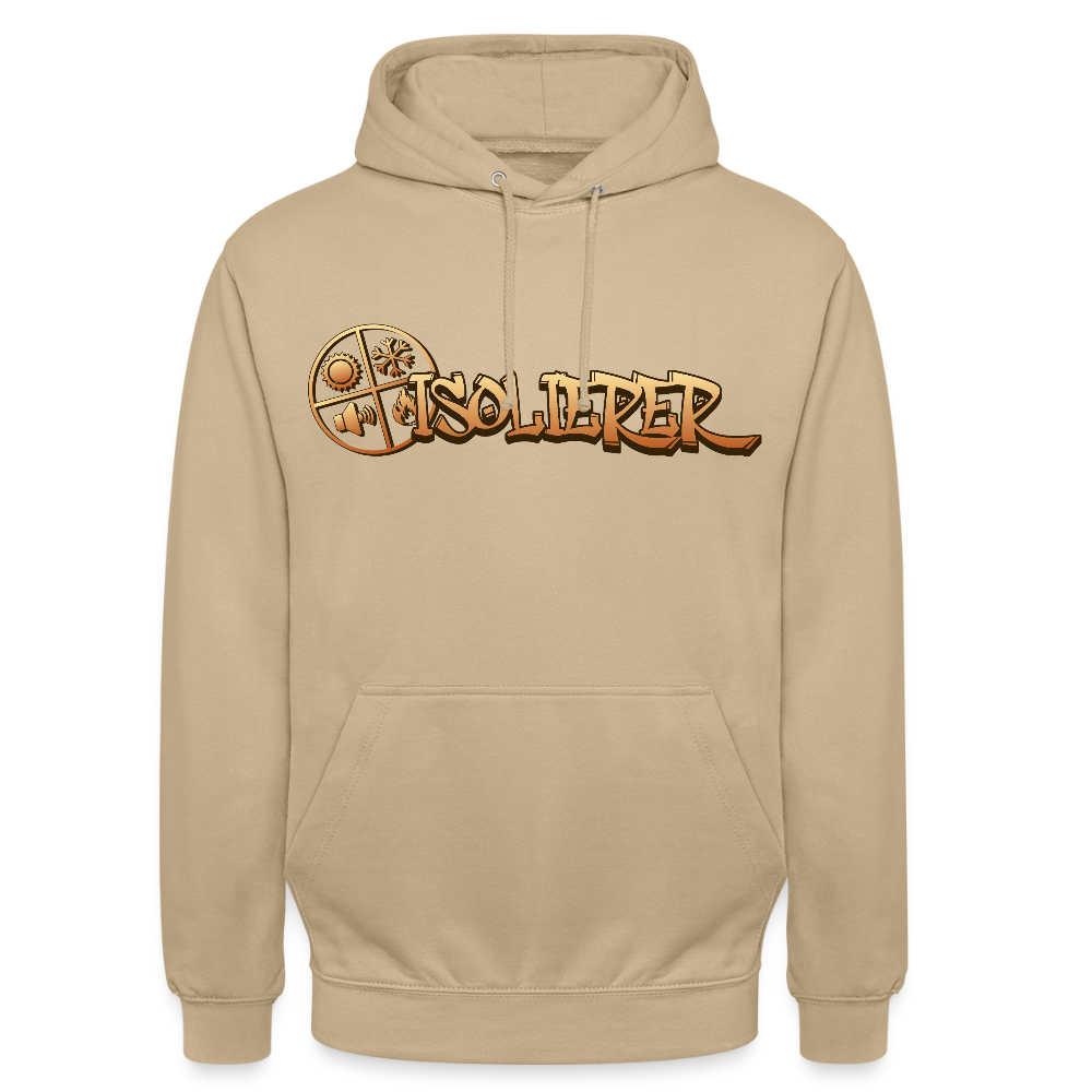 Unisex Hoodie"Isolierer" Beige Unisex Hoodie {{ color }}