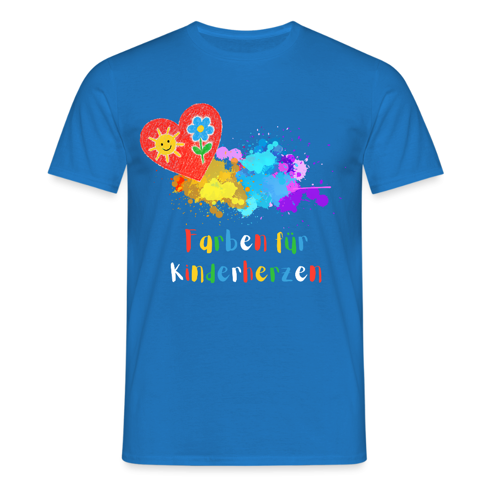 Unisex T-Shirt "Farben für Kinderherzen" Royalblau Männer T-Shirt {{ color }}