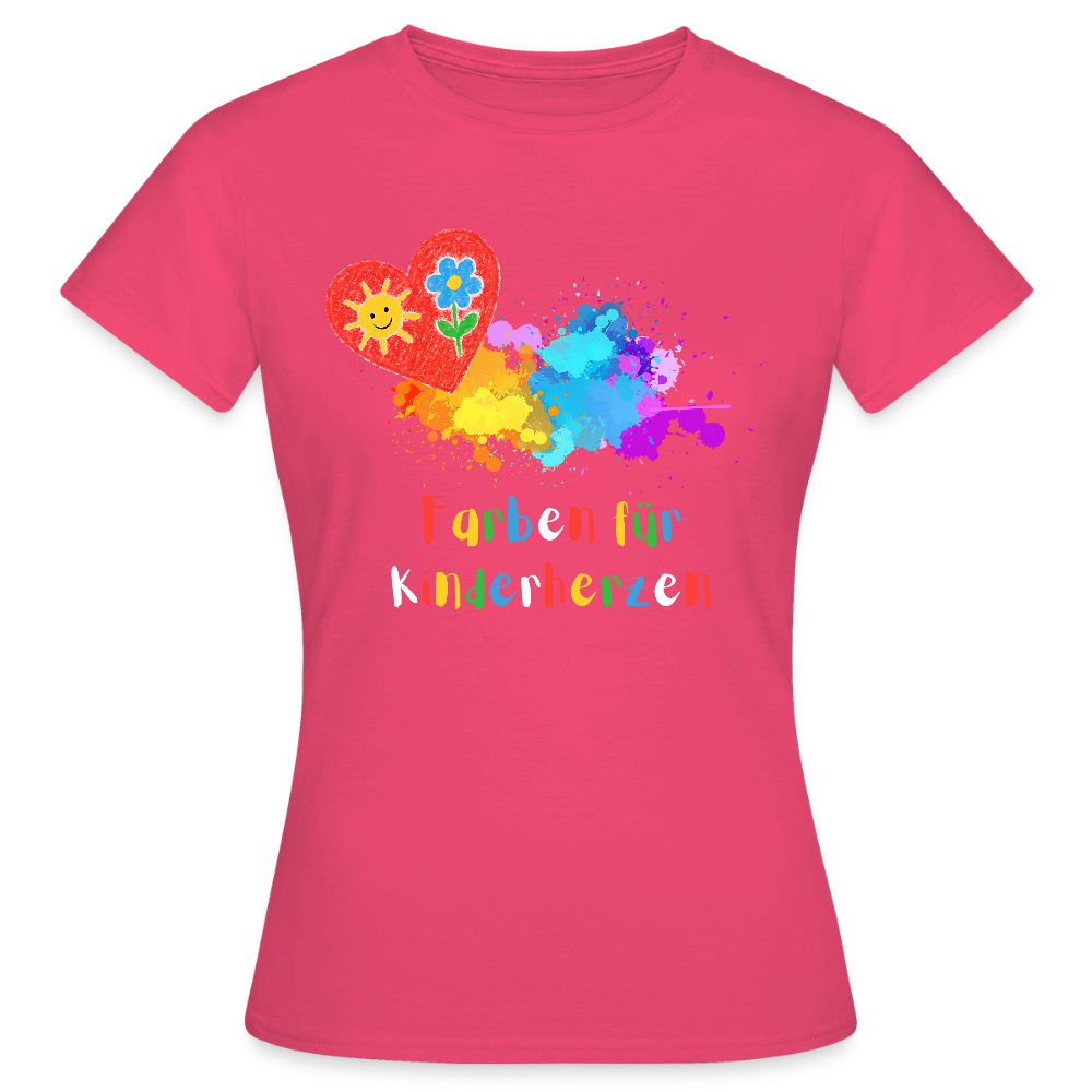 Frauen T-Shirt "Farben für Kinderherzen" Azalea Frauen T-Shirt {{ color }}