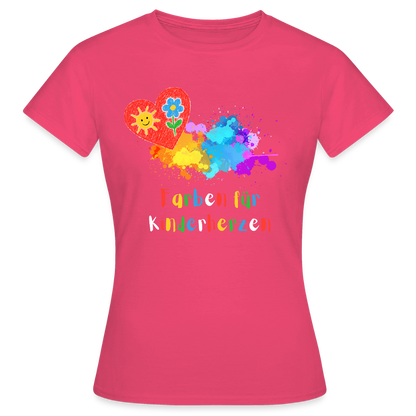 Frauen T-Shirt "Farben für Kinderherzen" Azalea Frauen T-Shirt {{ color }}