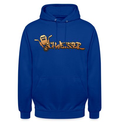 Unisex Hoodie "Schweisser" Royalblau Unisex Hoodie {{ color }}