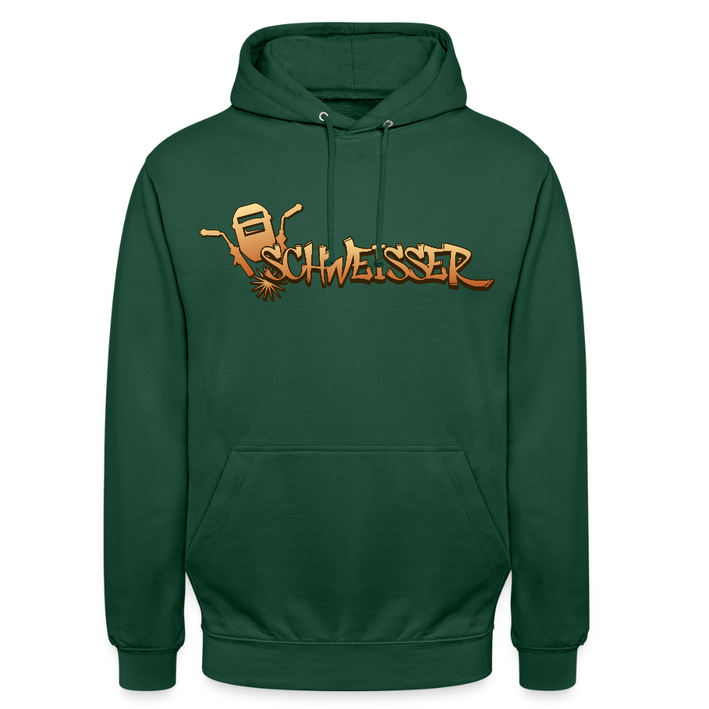 Unisex Hoodie "Schweisser" Flaschengrün Unisex Hoodie {{ color }}