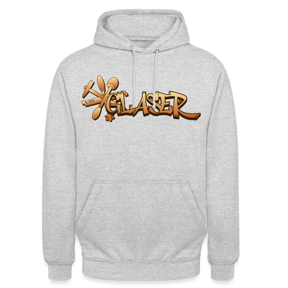Unisex Hoodie "Glaser" Hellgrau meliert Unisex Hoodie {{ color }}