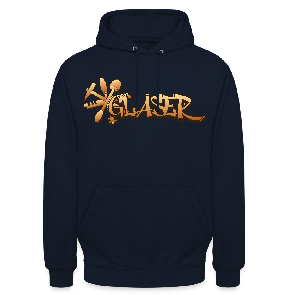 Unisex Hoodie "Glaser" Navy Unisex Hoodie {{ color }}