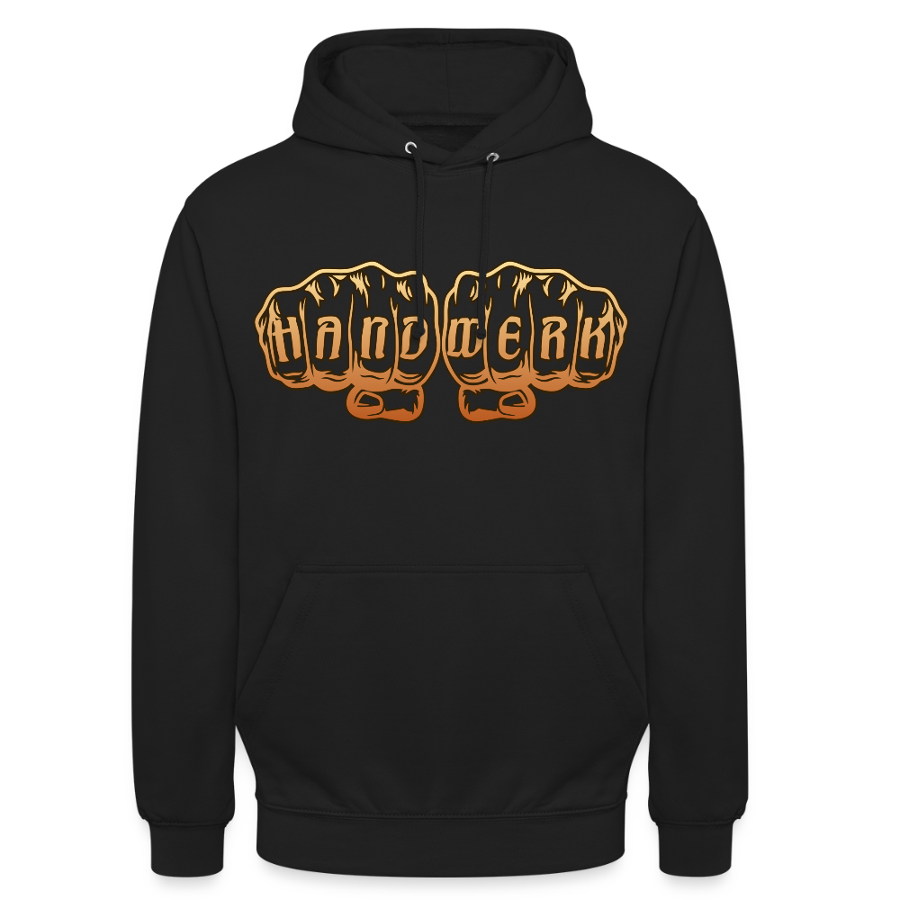 Unisex Hoodie "Handwerk" Schwarz Unisex Hoodie {{ color }}