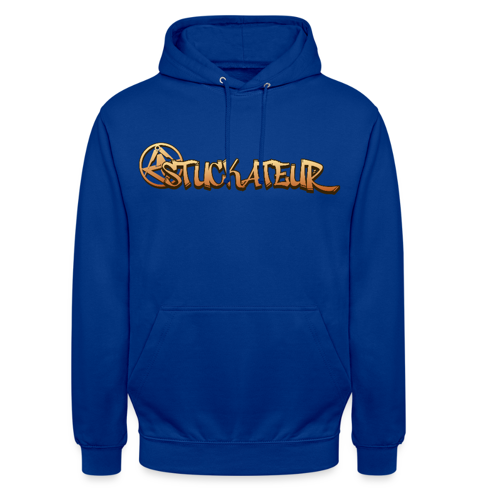Unisex Hoodie "Stuckateur" Royalblau Unisex Hoodie {{ color }}