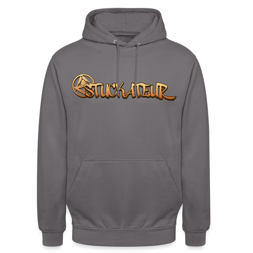 Unisex Hoodie "Stuckateur" Mittelgrau Unisex Hoodie {{ color }}