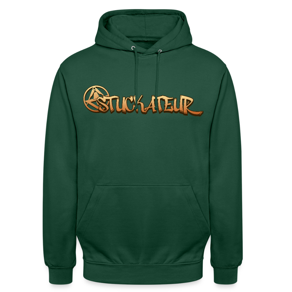 Unisex Hoodie "Stuckateur" Flaschengrün Unisex Hoodie {{ color }}
