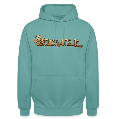 Unisex Hoodie "Stuckateur" Pastelltürkis Unisex Hoodie {{ color }}