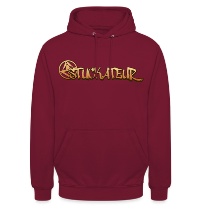 Unisex Hoodie "Stuckateur" Bordeaux Unisex Hoodie {{ color }}