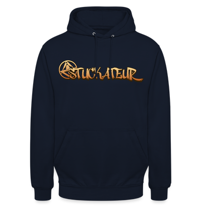 Unisex Hoodie "Stuckateur" Navy Unisex Hoodie {{ color }}