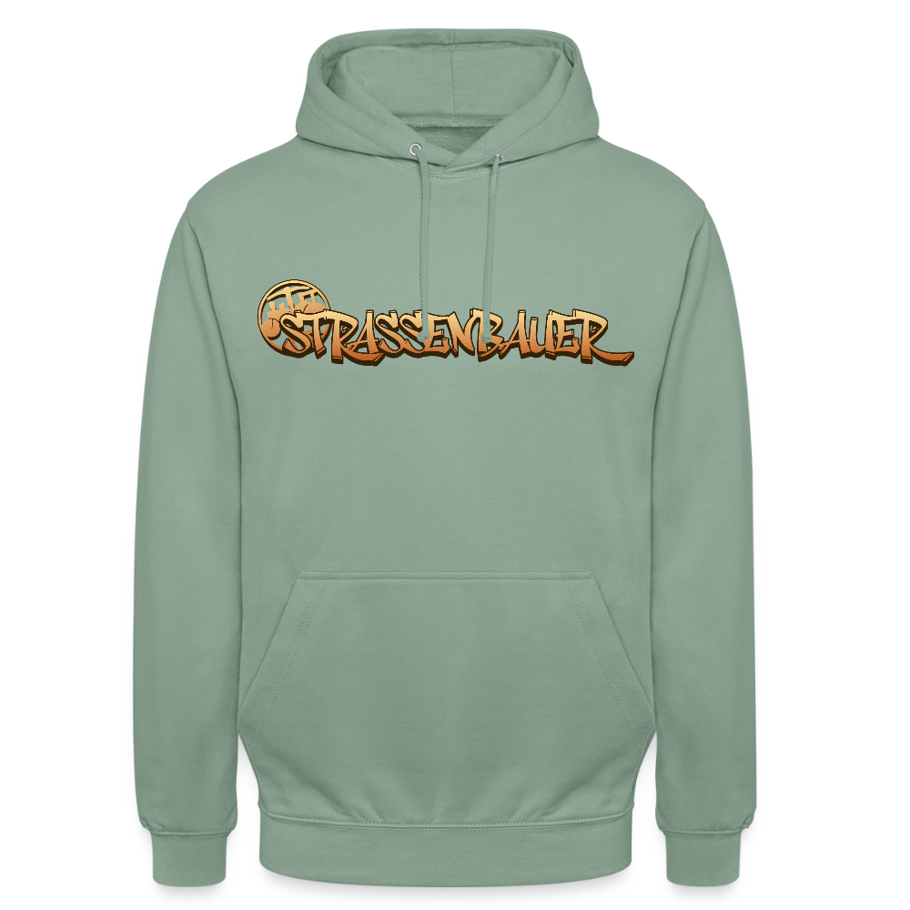 Unisex Hoodie "Strassenbauer" Graugrün Unisex Hoodie {{ color }}