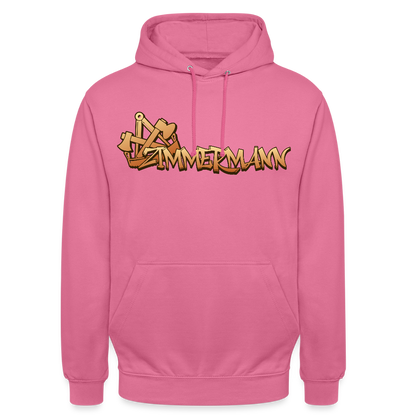 Unisex Hoodie "Zimmermann" Pink Unisex Hoodie {{ color }}