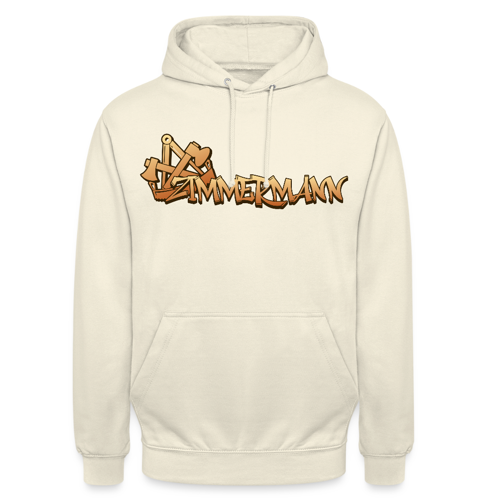 Unisex Hoodie "Zimmermann" Vanille-Milchshake Unisex Hoodie {{ color }}