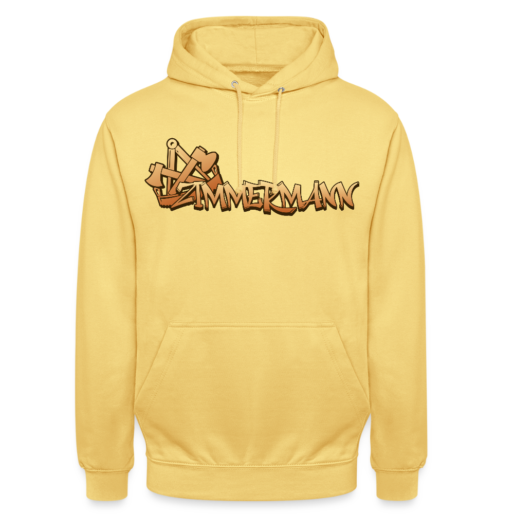 Unisex Hoodie "Zimmermann" Zitronengelb Unisex Hoodie {{ color }}