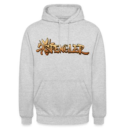 Unisex Hoodie "Spengler" Hellgrau meliert Unisex Hoodie {{ color }}