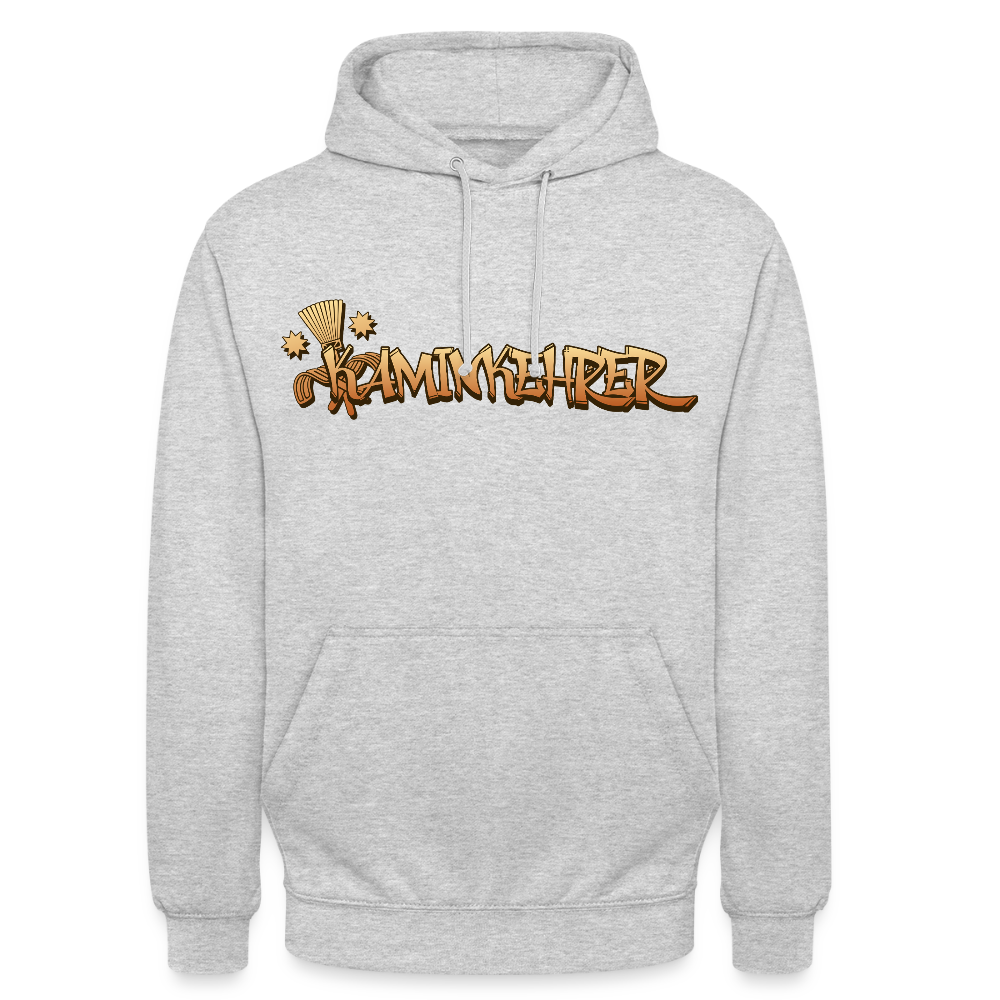 Unisex Hoodie "Kaminkehrer" Hellgrau meliert Unisex Hoodie {{ color }}