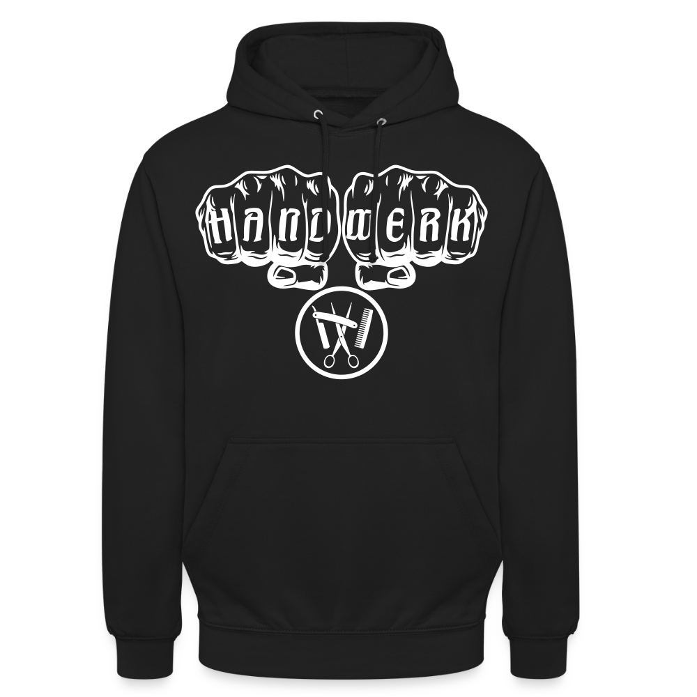 Unisex Hoodie "Friseur" Schwarz Unisex Hoodie {{ color }}