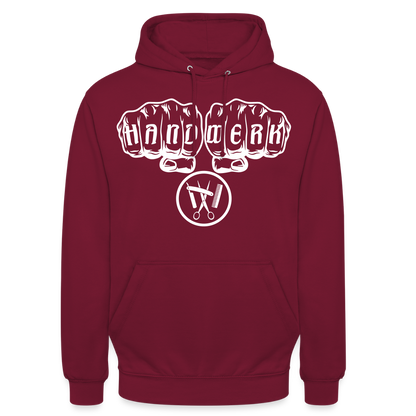 Unisex Hoodie "Friseur" Bordeaux Unisex Hoodie {{ color }}