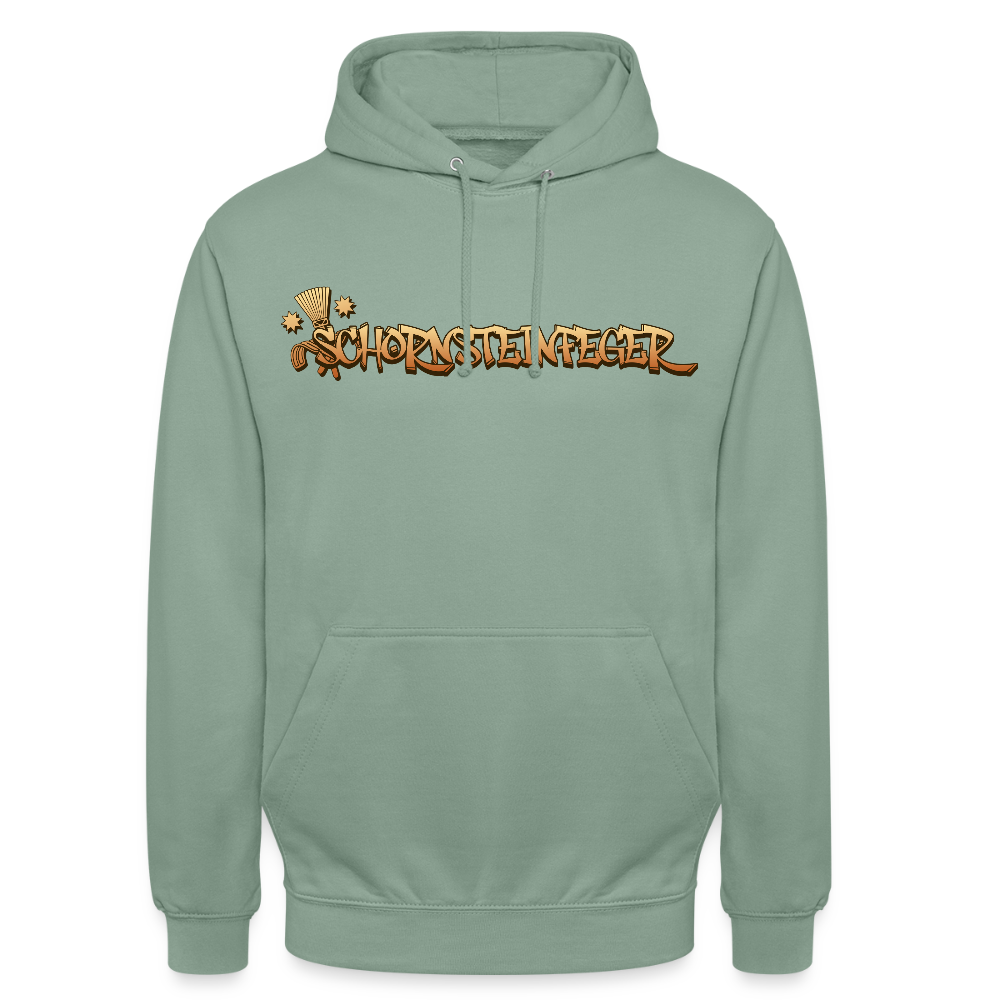 Unisex Hoodie "Schornsteinfeger" Graugrün Unisex Hoodie {{ color }}