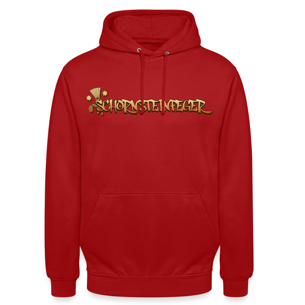 Unisex Hoodie "Schornsteinfeger" Rot Unisex Hoodie {{ color }}