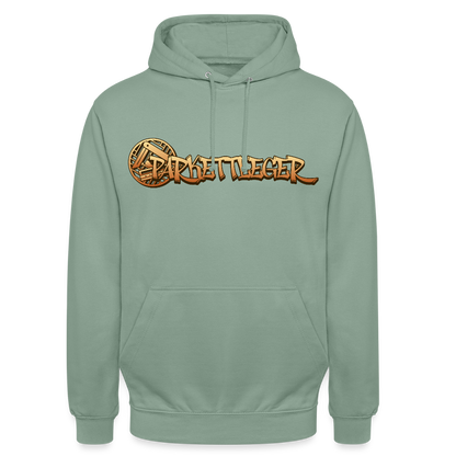 Unisex Hoodie "Parkettleger" Graugrün Unisex Hoodie {{ color }}