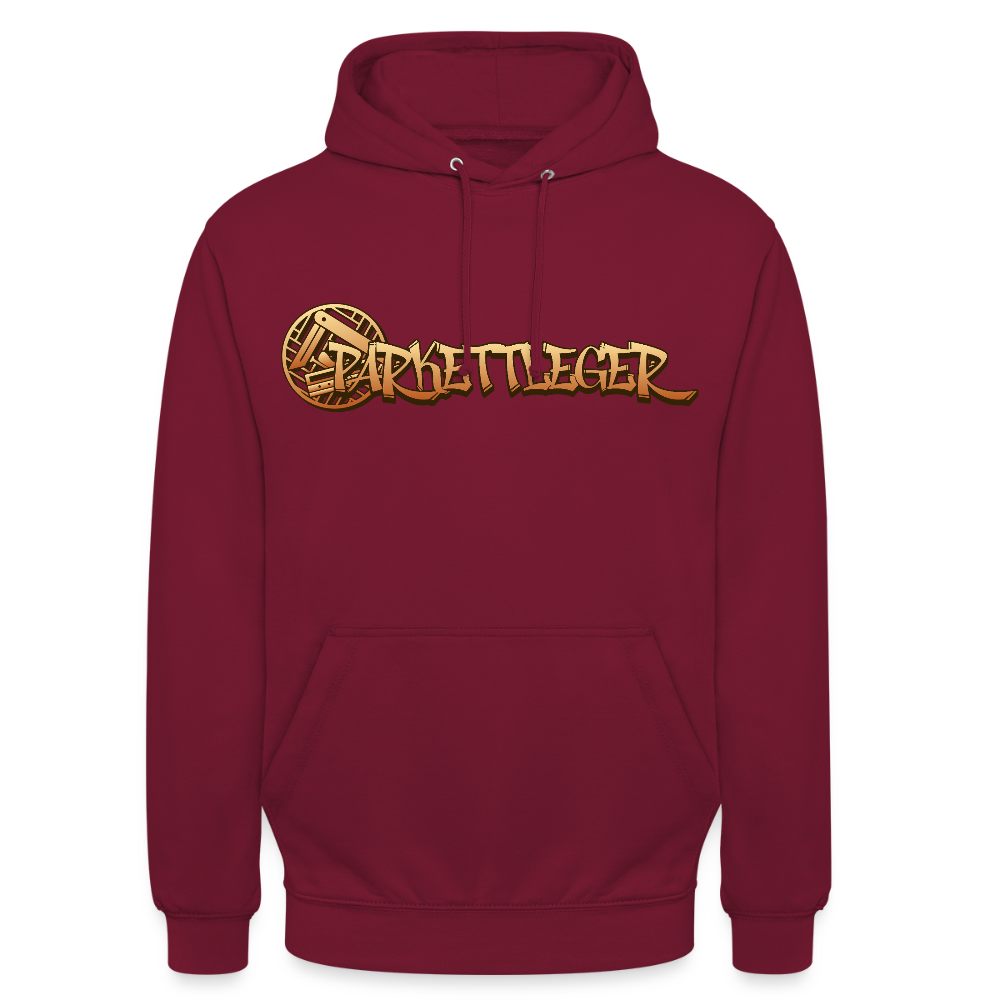 Unisex Hoodie "Parkettleger" Bordeaux Unisex Hoodie {{ color }}