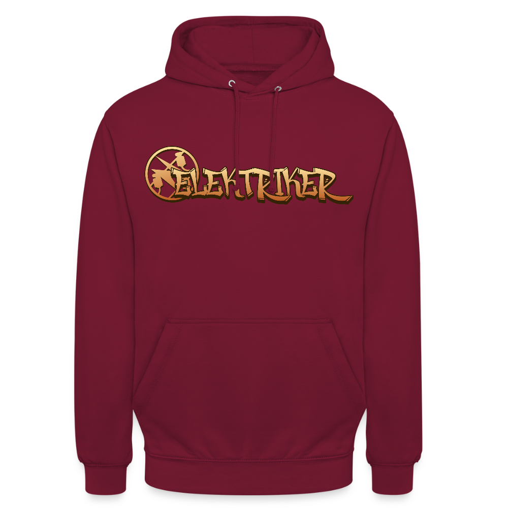 Unisex Hoodie "Elektriker" Bordeaux Unisex Hoodie {{ color }}