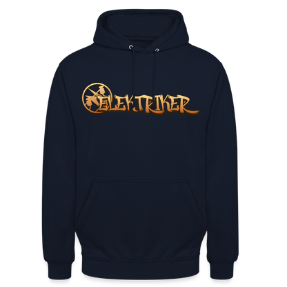 Unisex Hoodie "Elektriker" Navy Unisex Hoodie {{ color }}